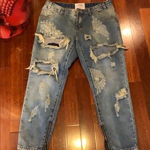 One teaspoon dusty freebird jeans